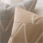 Pieced Triangle Pillow Cover