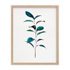Ruscus, Curry Tree &amp; Magnolia Framed Wall Art by Minted for West Elm