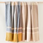 Double Cloth Plaid Throw