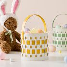 Easter Recycled Vegan Leather Basket