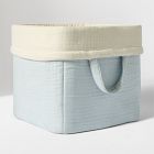 Foldover Quilted Storage Bin