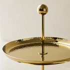 Hammered Metal Serveware