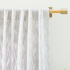 Mid-Century Basketweave Curtain - Ash