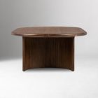 Wooden coffee table with an open shelf beneath the tabletop.