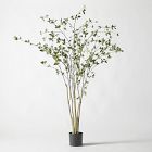 Faux Minimalist Citrus Potted Plant