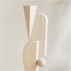 Geometric Wood Floor Sculptures