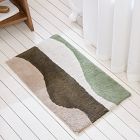 Modern Waves Bath Mat