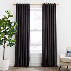 Cotton Velvet Curtain - Slate