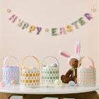 Easter Recycled Vegan Leather Basket