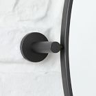 Metal Frame Pivot Oval Wall Mirror (26")