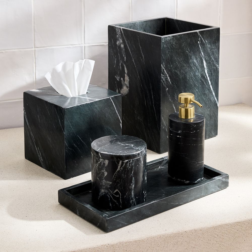 Amalfi Marble Bath Accessories
