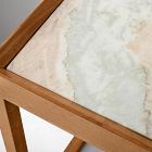 Lucetta Natural Stone Side Table (17&quot;)