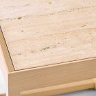 Lucetta Natural Stone Side Table (17")