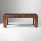 Parsons Burl Coffee Table (44&quot;)