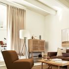 Textured Luxe Linen Curtain - Sand