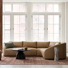 Aviana Leather 2-Piece Wedge Sectional (121")