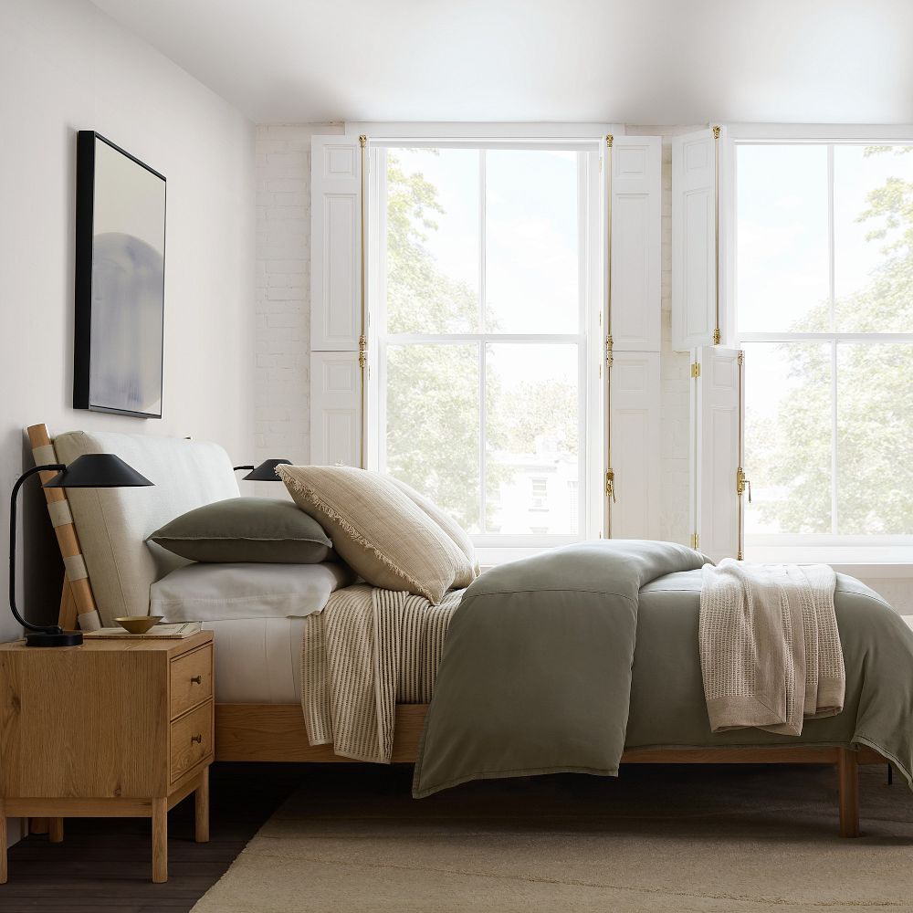 Brushed TENCEL™ Twill Duvet Cover - Full/Queen