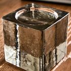 Cast Glass Pillar Holders