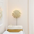 Daisy Brass Sconce