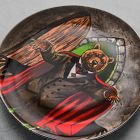 Dapper Animal Halloween Salad Plates