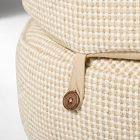 Modern Round Stacked Pouf