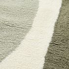 Modern Wave Shag Rug Swatch
