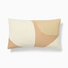 Rounded Shapes Crewel Pillow Cover