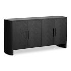Anatola Herringbone Rounded Sideboard (71")
