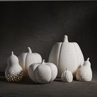 Pierced Porcelain Pumpkins &amp; Gourds