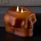 Spooky Skull Filled Glass Candles