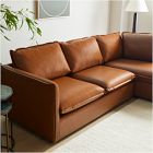 Whitman Leather 2-Piece Chaise Sectional (96")