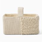 Contrast Textured Diaper Caddy