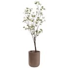 Faux Potted Blossom Tree w/ Planter