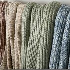 Marled Rib Knit Throw