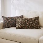 Modern Floral Lumbar Pillow Cover
