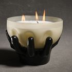 Spooky Hand Filled Glass Candles
