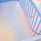 Rainbow Watercolor Jersey Crib Fitted Sheet