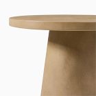Textured Concrete Outdoor Pedestal Bistro Table (32")