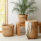 Vertical Lines Seagrass Baskets