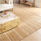 Graduated Stripe Jute Rug