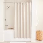 European Flax Linen Shower Curtain - Natural