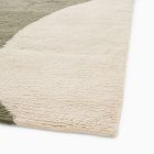 Modern Wave Shag Wool Rug