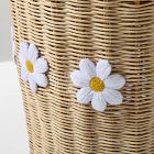 Daisy Rattan Lidded Hamper