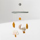 Felt Stars &amp; Moon Mobile