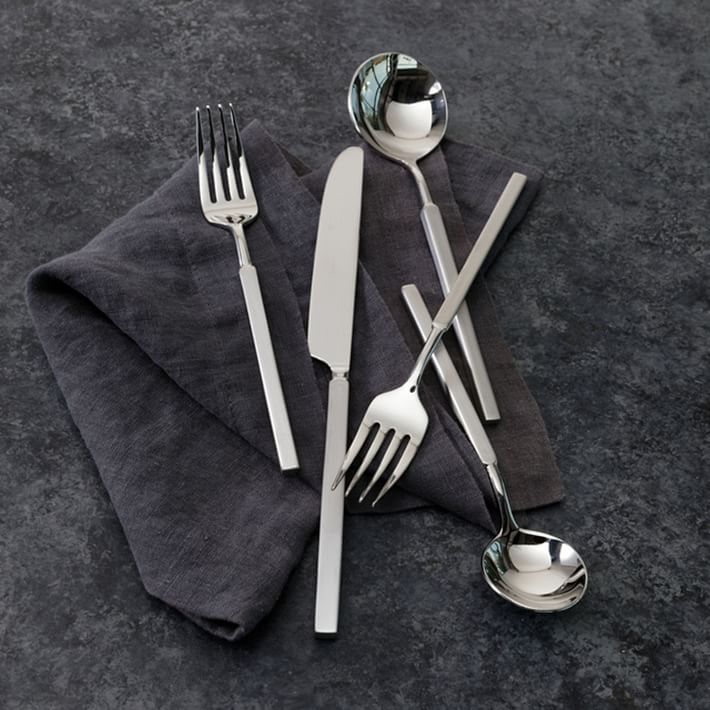 Jaxson Stainless Steel Flatware Sets | West Elm