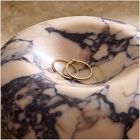 Marble Donut Trinket Tray