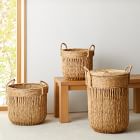 Vertical Lines Seagrass Baskets