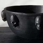 Black Terracotta Skull Candy Bowl