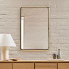 Floating Frame Metal Wall Mirror - Rectangle