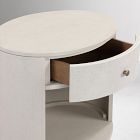 Sarafina Oval Open Shelf Nightstand (26")